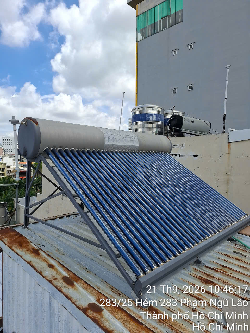 Sửa Máy Nước Nóng Năng Lượng Mặt Trời Tại Phước Long TP. Hồ Chí Minh