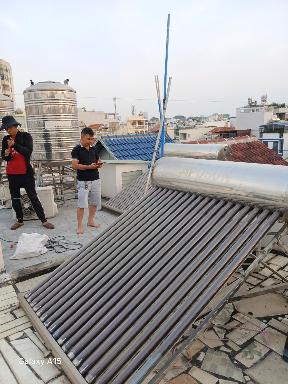 Sửa Máy Nước Nóng Năng Lượng Mặt Trời Bị Chảy Nước,Rỉ Nước